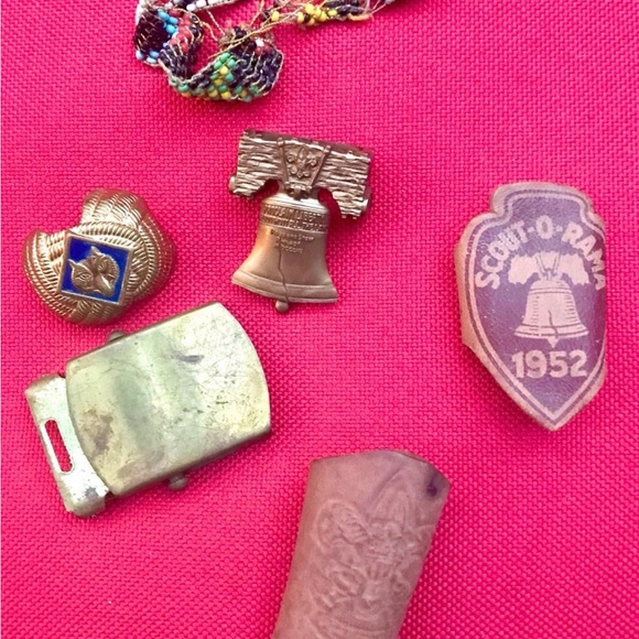 VINTAGE 1950’s BOY SCOUT NECKERCHIEF SLIDE - Picture 2 of 6